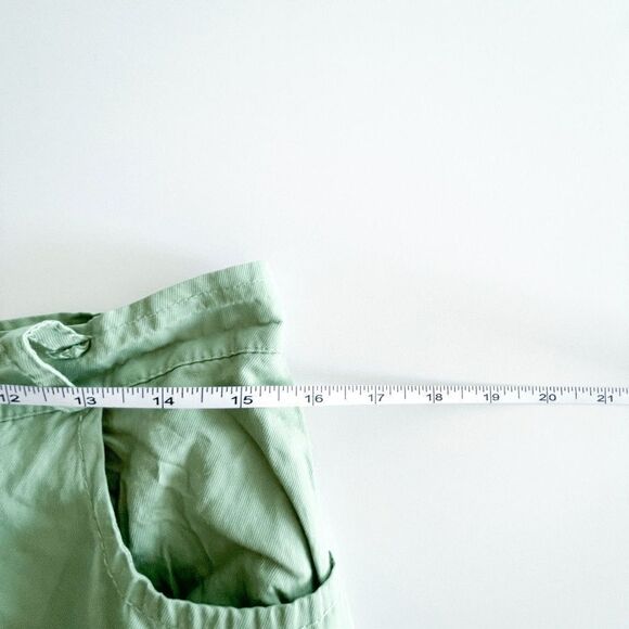 Elisa Cavaletti Women's Green Tiered Pockets Midi Peasant Skirt Large - Picture 6 of 7